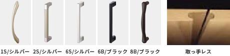 ハンドルバリエーション