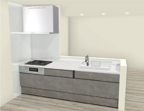 LIXIL SYSTEM KITCHEN ES（I型2550）
