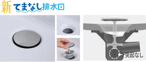 新 てまなし排水口