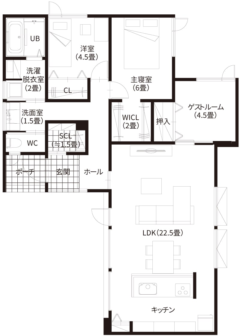 1F平面図