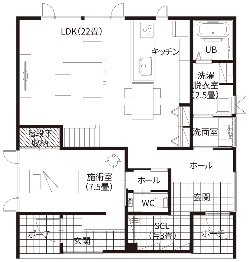 1F平面図