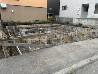 基礎工事（鉄筋検査）