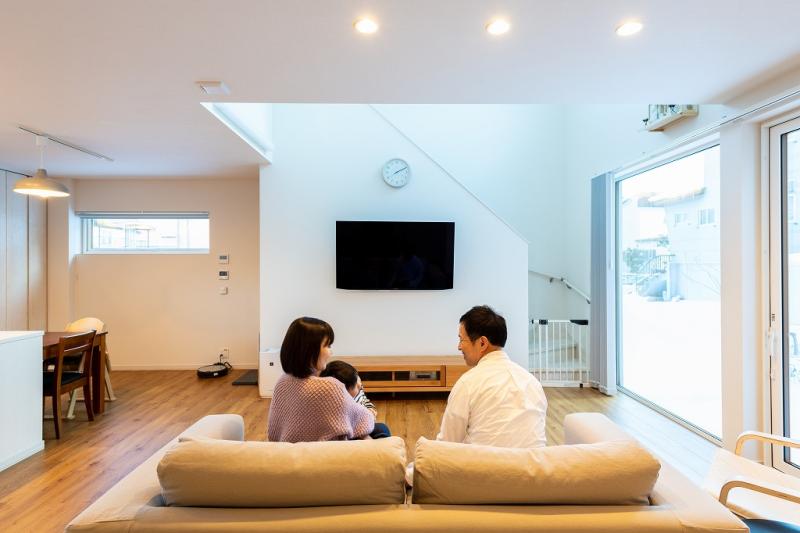 全室床暖房採用の高気密高断熱住宅